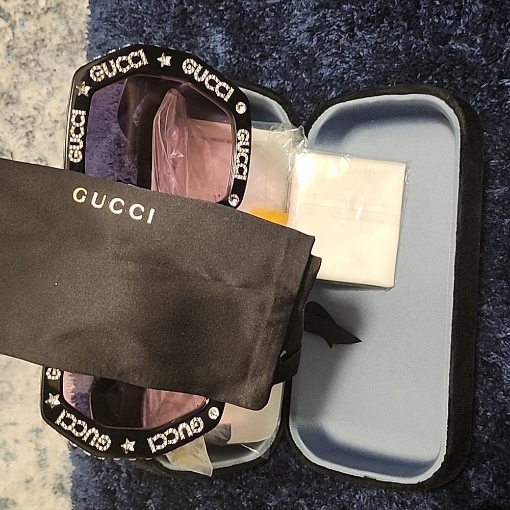 Authentic New Gucci glasses Rhinestone $1580
